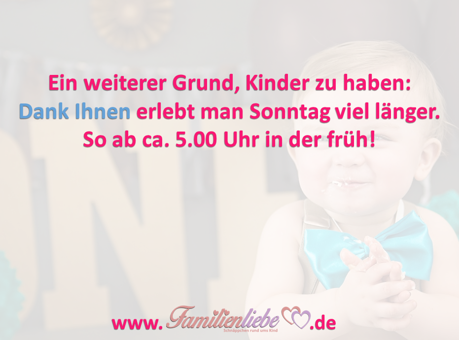Familienliebespruch: Ein weiterer Grund